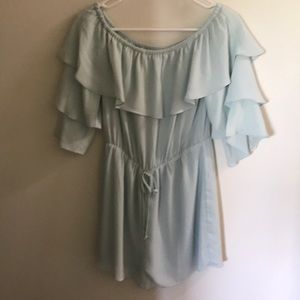 Mint/light sage green Romper